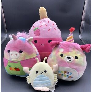 Rare squishmallow Lot of 4 Mint Condition